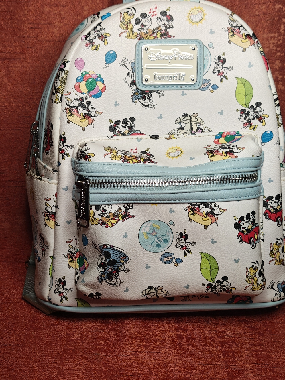 Mickey & Minnie Runaway Railroad Loungefly Mini Backpack